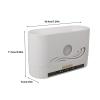 YUJIEE Flame Humidifier 250ml with LED Flame Effects, Aromatherapy Lighting Effects Cool Mist Ultrasonic Humidifier Safety Auto Off for Living Room Office view 2
