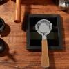 Coffee Portafilter 58mm Bottomless Filter Aluminum Alloy Handle Wood for Expobar Rocket Faema Wega EM19M2 Gemilai Casadio Ascaso Sanremo La Cimbali Bezzera Royal (C1 Beech) view 3