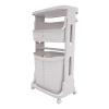 3-Tier Rolling Laundry Hamper, Laundry Hampers Laundry Baskets Dirty Clothes Hamper with Wheels and Handle Portable Rolling Laundry Baskets with 1 Removable Large Baskets view 1