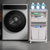 3-Tier Rolling Laundry Hamper, Laundry Hampers Laundry Baskets Dirty Clothes Hamper with Wheels and Handle Portable Rolling Laundry Baskets with 1 Removable Large Baskets view 2