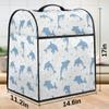 Cartoon Dolphin Stand Mixer Cover Kitchen Dust-Proof Mixer Cover Compatible with 6-8 Quarts Kitchen Aid Stand Mixer Waterproof Storage Cover with Handle and Pockets view 3