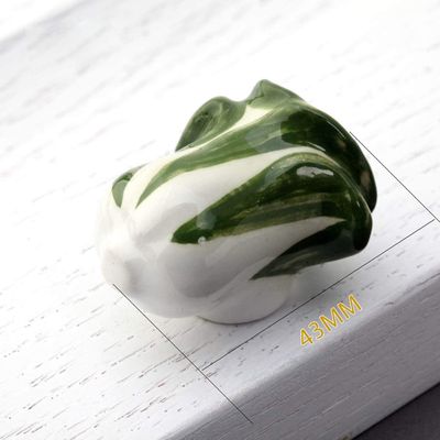 Drawer Handle Door Handle Designer Creative Vegetable Handle Drawer Wardrobe Shoe Door Ceramic Handle 43 * 35mm Retro Handle