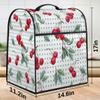Cherry Polka Dots Stand Mixer Cover Kitchen Dust-Proof Mixer Cover Compatible with 6-8 Quarts Kitchen Aid Stand Mixer Waterproof Storage Cover with Handle and Pockets view 3