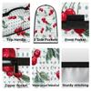 Cherry Polka Dots Stand Mixer Cover Kitchen Dust-Proof Mixer Cover Compatible with 6-8 Quarts Kitchen Aid Stand Mixer Waterproof Storage Cover with Handle and Pockets view 4