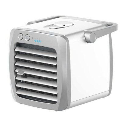 XHTLLO Portable Airborne Conditioners Fan, Portable USB Mini Airborne Conditioner Cooler, Multi Functional Cooling and Humidifying Fan, Personal Mini Airborne Conditioner