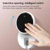 Wall Mounted Toothbrush Holder, Electric Tooth Brush Holders Single Person Cleaner for Bathroom, with Auto Inductive Open/Close Cover, Clean, Dry for Home, Travel view 3