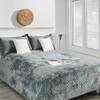 dennylife Luxury Velvet King Quilt Set, Ultra Soft Lightweight Velvet Comforter Set, Oversized Bedspread Coverlet with 2 Shams Diamond Pattern, for All Season (Deep Blue) view 1