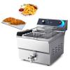 HomeLoft Basics Electric Deep Fat Fryer, Stainless Steel Fryers with 60-200C Adjustable Temperature, Chip Pans with Basket, Easy Clean Removable Basket (Color : 12l2)(191v), JDCJJJVBB-191V view 1