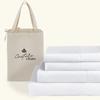 Couture Charm King Size 1000 Thread Count 100% Egyptian Cotton Sheet Set, 4-Piece, Sateen Weave, with 7-9" Deep Pocket Snug Fit (Solid, White) view 1