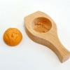 xbiez Carved Round Wooden Mould 3D Flower Pattern Eco-Environmental Baking Decoration Tools Cake Mould Round Gift for Family view 2