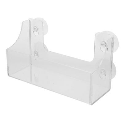 HOLIDYOYO Suction Cup Refrigerator Rack Acrylic Shelf for Kitchen Organizer and Storage Clear Spice Rack Fridge Beverage Holder