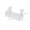 HOLIDYOYO Suction Cup Refrigerator Rack Acrylic Shelf for Kitchen Organizer and Storage Clear Spice Rack Fridge Beverage Holder view 2