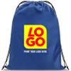 Custom Drawstring Nylon Tote Bag with Full-Color Imprint  Personalized Logo or Design for Promotional Events view 1