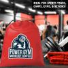 Custom Drawstring Nylon Tote Bag with Full-Color Imprint  Personalized Logo or Design for Promotional Events view 3