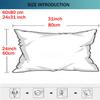 ZZDZW Sofa Throw Pillow Covers 12x20/18x18 Inch Corduroy Decorative Soft Striped Solid Pillow Covers Lumbar Cushion Case Couch Pillowcases for Sofa Bed Home Decorative(Huma Pink,60x80 cm (Set of 2)) view 3