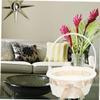 ULDIGI 2pcs Handwoven Flower Girl Basket Imitation Rattan Woven Baskets for Weddings Special Events Charming Decorative for Flower Girls Light view 3