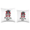 Bluff City Tennesse Women Girl Throw Pillow view 3
