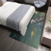 Gustave Caillebotte Area Rug for Bedroom Living Room Kitchen, Skiffs on The Yerres Non-Slip Low Pile Guest Room Thin Carpet Washable 2x4ft view 3
