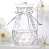 YUXING1205 Vase Glass Vase Transparent Vase Home Flower Arrangement Living Room Decoration Simple Tabletop Glass Vase Flower Vase(04) view 2