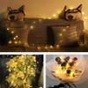 iiEASEST Fairy Lights Dimmable 33Ft 100 LEDs Waterproof Firefly Lights Twinkling Starry String Lights for Wedding Party Christmas Table Centerpiece Decoration view 2