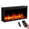 LegendFlame 40" W Smart Wall Mount & in Wall Recessed Electric Fireplace Insert, Heater 750W/1500W, Multi Colors of Flame & Fuel Bed, Alexa/Google Assistant Enabled view 1