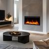 LegendFlame 40" W Smart Wall Mount & in Wall Recessed Electric Fireplace Insert, Heater 750W/1500W, Multi Colors of Flame & Fuel Bed, Alexa/Google Assistant Enabled view 2