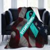 Dysautonomia Awareness Ultra-Soft Micro Flannel Blanket 40x30 inch Throw Blankets for Bedroom Sofa view 4