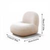 LINKIO Living Room Sofa Leisure Balcony Chair Bedroom Small Sofa Armless Sofa Chair Apartment Sofa Small Space Sofa Size: 27 Inches Small Couch for Bedroom(A), 71*83*70cm view 3