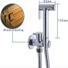 DAHSLNWKN Kitchen TapsFaucets Solid Brass Single Cold Water Corner ValveFunction Cylindrical Hand Shower Tap Crane 90 Degree Switch view 2