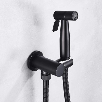 DAHSLNWKN Hot Cold Water Mixer TapShower Faucet Solid BrassFaucet Toilet Faucets Shower Sprayer Head Muslim Hygienic Shower