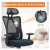 Luo Yi - CN Managerial Chairs, Office Chair with 2D Armrest Adjustable Lumbar Support & Headrest view 3