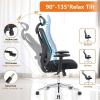 Luo Yi - CN Managerial Chairs, Office Chair with 2D Armrest Adjustable Lumbar Support & Headrest view 4