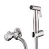 MUOBSBJRX Shower KitMuslim Showertap into a Shower or- 304 Stainless SteelSpray Gun SetSpray Head Bathroom SetToilet Companion Wa view 1