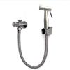 Toilet Spray HandheldDouche Kit Bathroom Wall Mounted Showers Rear Cleaning Valve Washing Machine Set - Stainless Steel Flusher Toilet Booster Spray Gun Wall Mounted view 1