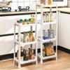 HEAIQI Floor-Standing Multi-Layer Storage Rack Suitable for Living Room and Kitchen Removable Fruit and Vegetable Kitchen Storage Rack(A) view 4