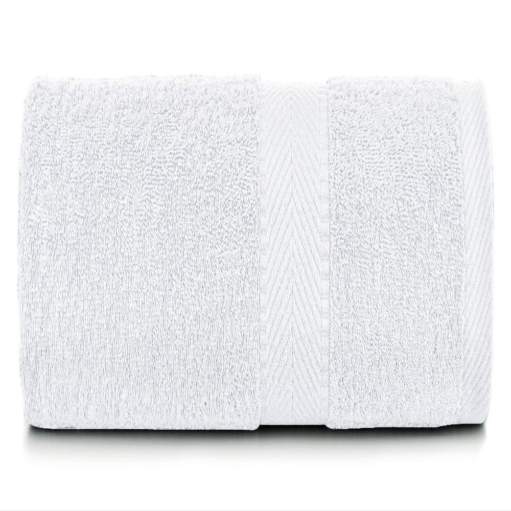 BY LORA Extra Thick and Large Bath Sheet Towel 35" x 65" - Monogrammed Pool Towels - Custom Embroidered Towels - 660 GSM Terry - White