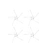 KIEEQGAK Compatible for Dreame W10 / W10 PROVacuum Cleaner PartsHEPA FilterMain Side BrushMop Cloth PadVacuum Cleaner Accessories(4PCS-01) view 1