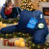 ComfortSpa Reading Pillow for Kids Teens Adult, Back Rest Pillow with Arms, Pockets, Washable Cover; Use as Back Pillow for Bed Sitting Up for Bedrest, Relief from GERD Heartburn (Standard Blue) view 2