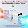 Portable air conditioner, mini USB fan, air cooler, air humidifier, 2-speed fan, two atomization modes for home, office, and outdoor use. view 2