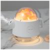 AKYLDI Teapot Cute Humidifier, 360ml Cute Humidifiers for Bedroom, Crystal Salt 7 color LED Lamp Cute Humidifier for Desk, Bedside, Sleeping, Relaxing,White view 1