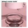 AKYLDI Teapot Cute Humidifier, 360ml Cute Humidifiers for Bedroom, Crystal Salt 7 color LED Lamp Cute Humidifier for Desk, Bedside, Sleeping, Relaxing,White view 2