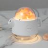 AKYLDI Teapot Cute Humidifier, 360ml Cute Humidifiers for Bedroom, Crystal Salt 7 color LED Lamp Cute Humidifier for Desk, Bedside, Sleeping, Relaxing,White view 4