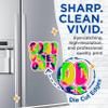 (2 Pack) Good Vibes Only Tie Dye Magnets - Positive Vibes - 5" On Longest Side - Premium Magnet - for Cars, Refrigerators, Toolboxes, Lockers - Made in USA - MAG1092 view 2