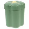 ZHIQISHI Desk bin,Flower Trash Can Small Wastebasket Mini Office Plastic (Color : Green, Size : 14X13CM)(Green) view 1