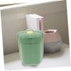 ZHIQISHI Desk bin,Flower Trash Can Small Wastebasket Mini Office Plastic (Color : Green, Size : 14X13CM)(Green) view 4