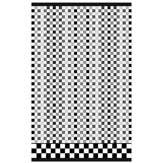 MACKENZIE-CHILDS Cotton Hand Towel, Cute Decorative Hand Towel for Bathroom or Kitchen, Black-and-White Micro Check