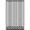 MACKENZIE-CHILDS Cotton Hand Towel, Cute Decorative Hand Towel for Bathroom or Kitchen, Black-and-White Micro Check view 1