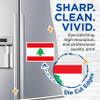 (2 Pack) Lebanon World Flag Magnets - Pride - 5 Inches On Longest Side - Premium Magnet - Choose from Over 200 Countries - for Cars, Refrigerators, Toolboxes, Lockers - Made in USA - MAG0907 view 2