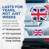 (2 Pack) U.K. United Kingdom Magnets - Pride - 5 Inches On Longest Side - Premium Magnet - Choose from Over 200 Countries - for Cars, Refrigerators, Toolboxes, Lockers - Made in USA - MAG1006 view 4