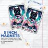 (2 Pack) Toe Beans in Your Future Magnets - Cat Physic Tarot Card - 5" On Longest Side - Premium Magnet - for Cars, Refrigerators, Toolboxes, Lockers - Made in USA - MAG1113 view 3